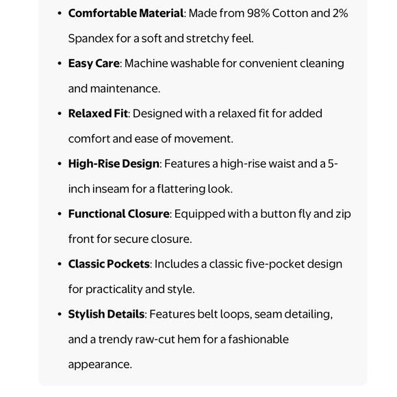 Terra&Sky Womens 26W Plus Demin Shorts 5" Inseam Relax Fit High-Rise Green - Picture 7 of 8